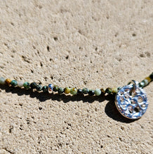 Load image into Gallery viewer, Turquoise Moon Necklace