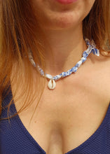 Load image into Gallery viewer, Blue Shore Bandana Necklace