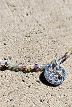Load image into Gallery viewer, Fluorite Moon Necklace