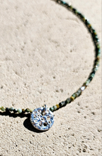 Load image into Gallery viewer, Turquoise Moon Necklace