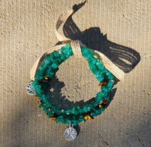 Load image into Gallery viewer, Green Onyx Bracelets Set