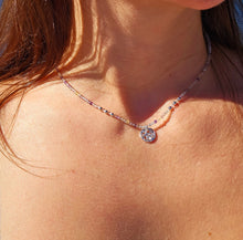 Load image into Gallery viewer, Fluorite Moon Necklace