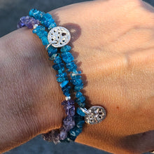 Load image into Gallery viewer, Tanzanite & Apatite Bracelets Set