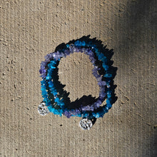 Load image into Gallery viewer, Tanzanite & Apatite Bracelets Set