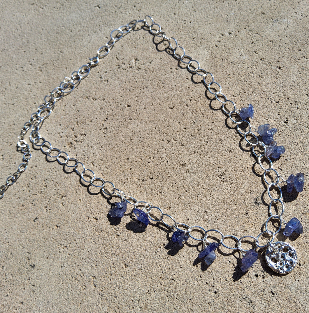 Purple Tanzanite Necklace
