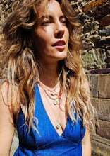 Load image into Gallery viewer, Crescent Flame Necklace

